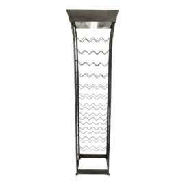 Custom Design Tall Metal Wine Storage Shelf