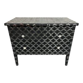 HD Buttercup Wood + Mirror Two-Drawer Dresser. Original Price: $1,775