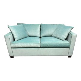 Queen Size Custom Design Meridian Sleeper Sofa. Original Price: $6,000