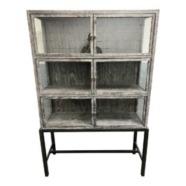 Brenton Wood + Glass Cabinet. Original Price: $1,495