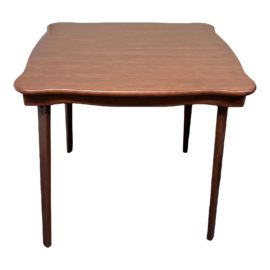 Vintage Folding Wood Game Table