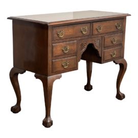 Colonial Wood Console Table + Drawers