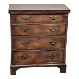 Antique English George Style Bachelors Chest / Desk