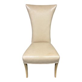 Ruth Livingston Studio Athena Custom Leather Side Chair