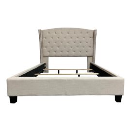 Queen Size Alton Lucia Tufted Bed Frame. Original Price: $600