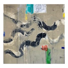 Isabel Wyatt "Prayer Flag" Original Acrylic Painting