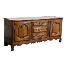 Antique French Provencial Wood Buffet