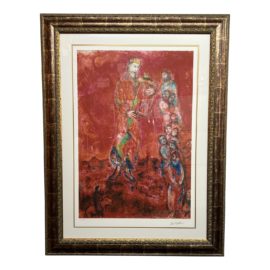 Marc Chagall "King David With Lyre" Edition 26/375