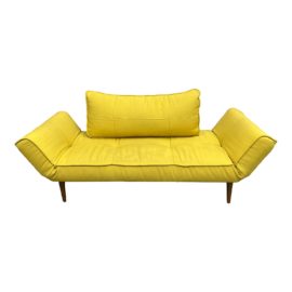 Innovation Living Zeal Styletto #554 Soft Mustard Flower Daybed. Original Price: $1,095