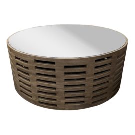 Brownstone Palmer Round Coffee Table. Original Price: $1,917