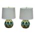 Cyan Design Glenwick Ceramic Table Lamps, a Pair