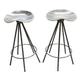 Amat-3 Pepe Cortés Jamaica Counter Stools, a Pair. Original Price: $1,878