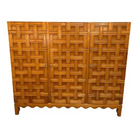 Paolo Buffa Cherry 3 Door Cabinet. Original Price: $29,444