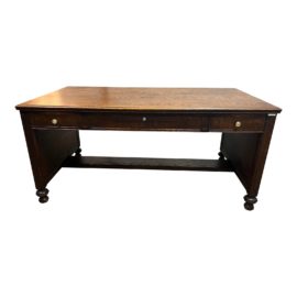 Antique Wood Lawyer's Desk