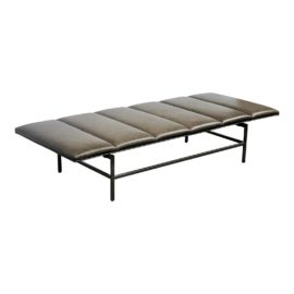 Bernhardt Ardmore Genuine Leather Bench. Original Price: $3,940
