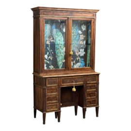 Ethan Allen Vintage Style Two Piece Secretaire