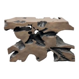 Restoration Hardware Cast Cambium Bronzed Console Table. Original Price: $1,327