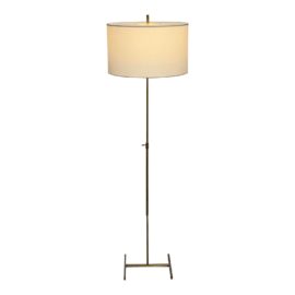 Visual Comfort & Company Adjustable Brass Floor Lamp