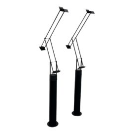 Artemide Richard Sapper Tizio Floor Lamps, a Pair. Original Price: $2,060