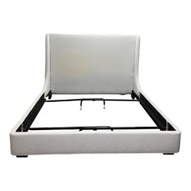 Eastern King Serena & Lily Upholstered Bedframe. Original Price: $4,448