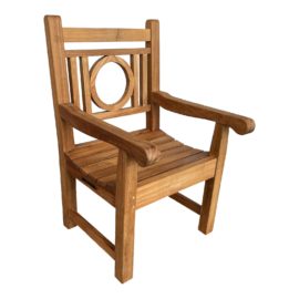 Henry Hall Designs Teak Chair, Childsize
