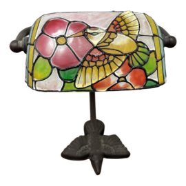 Vintage + Tiny Tiffany Style Lamp Shade for Desk