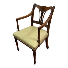 Antique English Sheraton Style Side Chair
