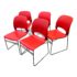 Herman Miller Limerick Stacking Chairs, Set of Five. Original Price: $1,150
