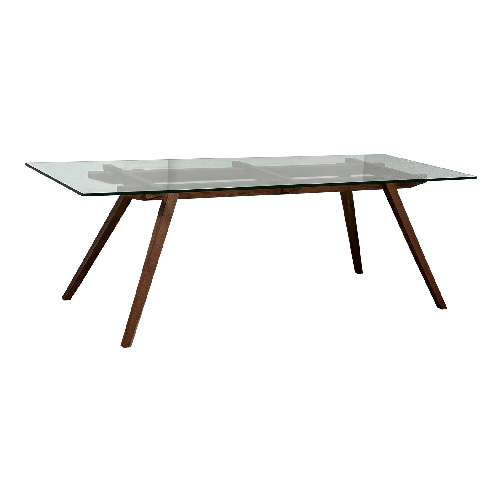 Organic Modernism Recoleta Walnut + Glass Dining Room Table Organic Modernism Recoleta Walnut + Glass Dining Room Table