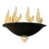 Barovier & Tosa Vintage Murano Flame Wall Sconce