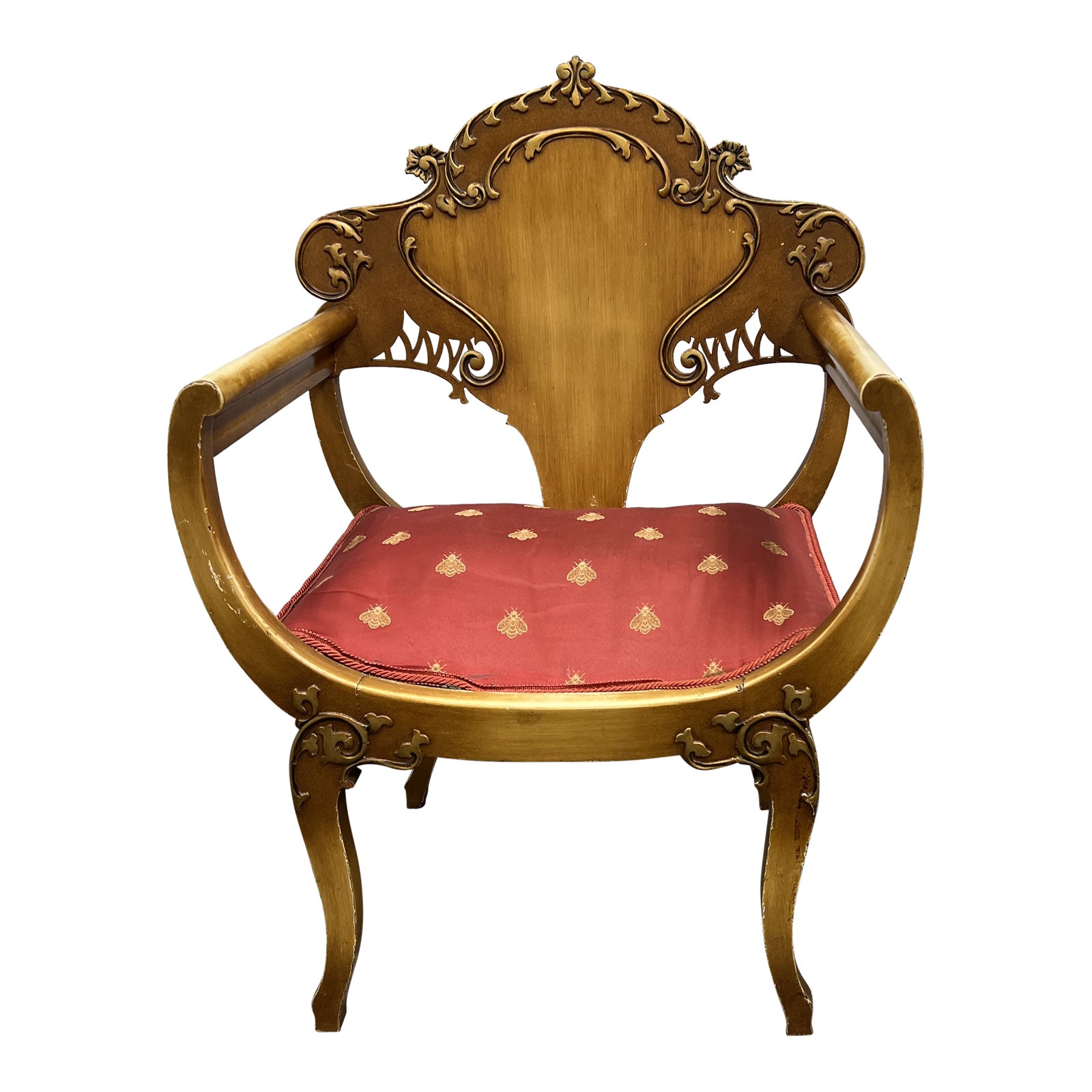Antique Victorian Carved Ornate Throne Chair - Design Plus Gallery, image size:1600x1600