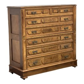 Vintage Eastlake Style Seven Drawer Dresser