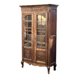 Mid 20th Century French Louis XV Revival Bookcase/Cabinet