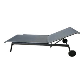 Dedon Black Mesh Chaise Lounge. Original Price: $4,000