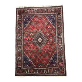 Vintage Persian Area Rug - 7′3″ × 10′8″