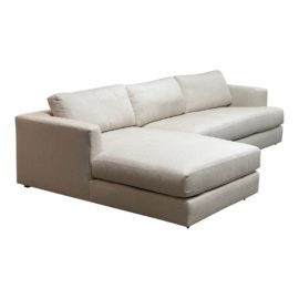 Maiden Home Varick Sectional Sofa in Performance Textured Tweed. Original Price: $6,500
