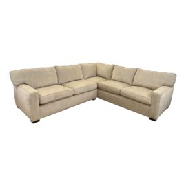 Custom Design Contemporary Two Piece Sectional. Original Price: $6,200