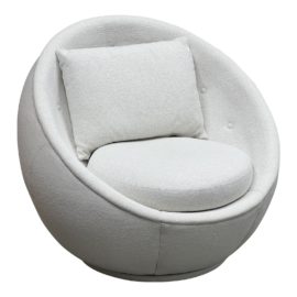 Thayer-Coogins Milo Baughman Egg Swivel Chair. Original Price: $3,835