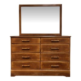 Vintage Cushman of Vermont Colonia Dresser + Mirror