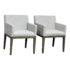 Restoration Hardware 'Morgan Track Arm' Fabric Chairs, a Pair. Original Price: $1,600