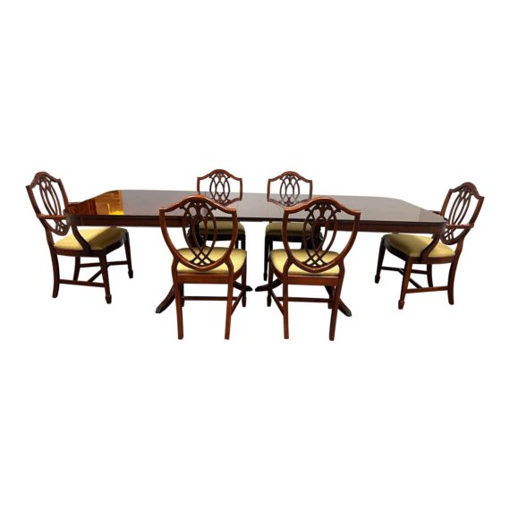 late-20th-century-ethan-allen-tradtional-dining-set-1500