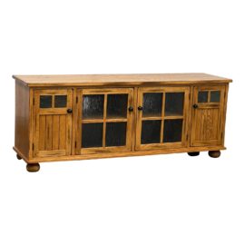 Mission Style Wood Media/Console Table