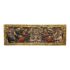 Vintage Bali Carved Wood Panel