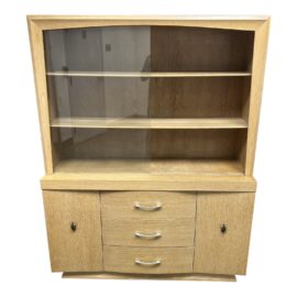 Mid 20th Century Haywood Wakefield Style China Cabinet