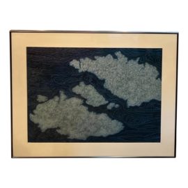 Fredrick J. Herschleb "Night Clouds Moving East" Original Watercolor Painting