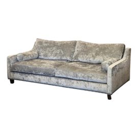 Bsc Custom Cole Lounger Velvet Sofa. Original Price: $4,650