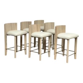 Delancey Counter Stools, Set of Six. Original Price: $4,540