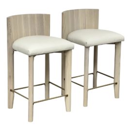 Maiden Home Delancey Bar Stools, Pair. Original Price: $1,514