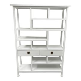 Bernhardt Furniture White Lacquer Display Case