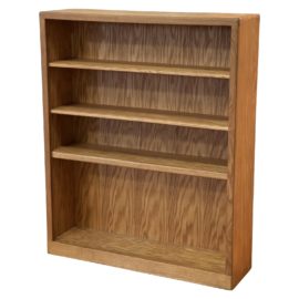 Custom Made Oak Wood Bookshelf